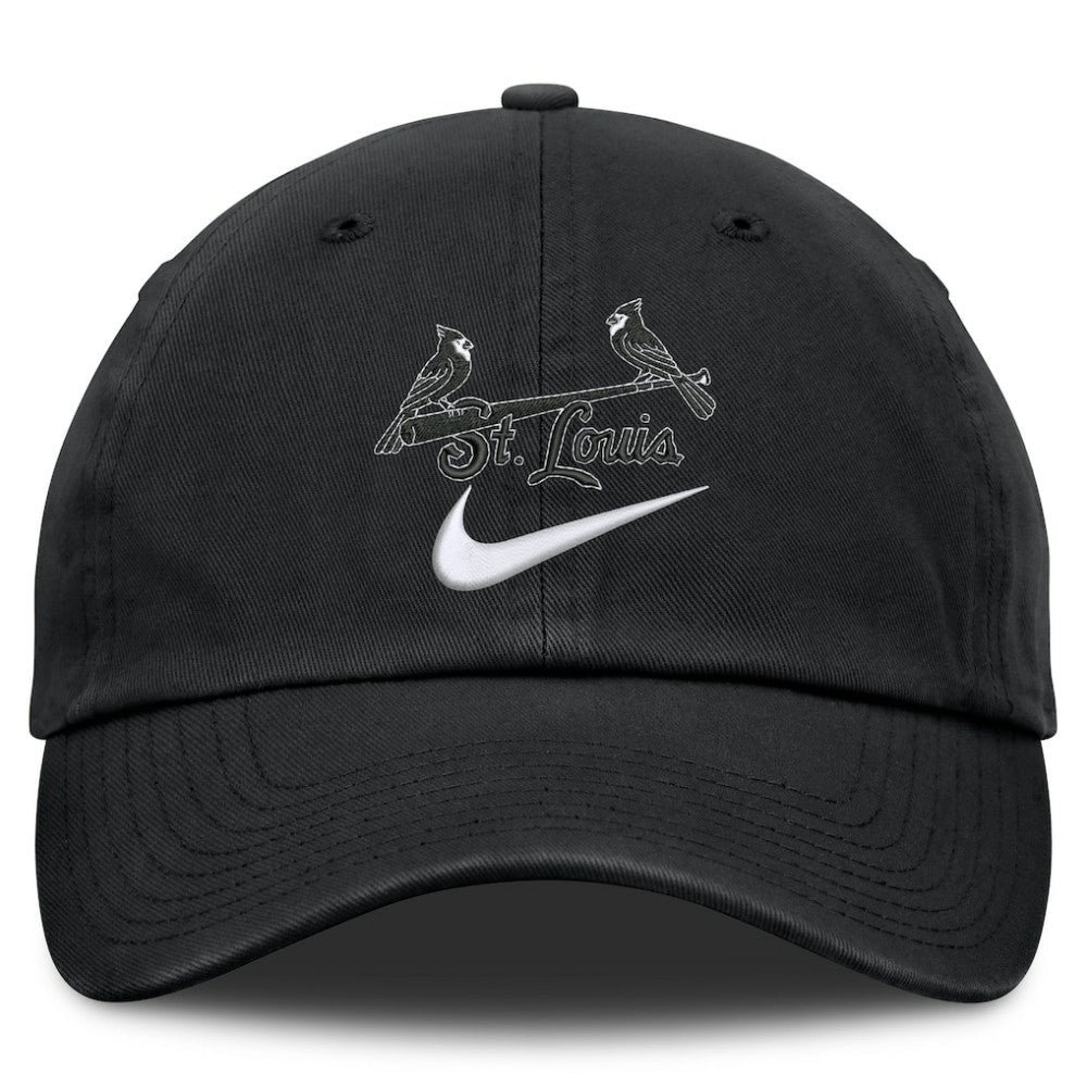 St. Louis Cardinals Primetime Club Adjustable Hat - Black | Nike