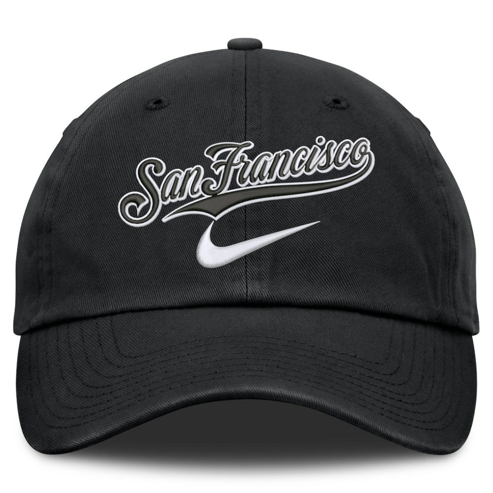 San Francisco Giants Primetime Club Adjustable Hat - Black | Nike