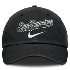 San Francisco Giants Primetime Club Adjustable Hat - Black | Nike