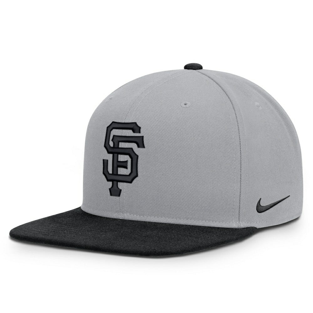 San Francisco Giants Primetime Pro Dri-FIT Snapback Hat - Gray/Black | Nike