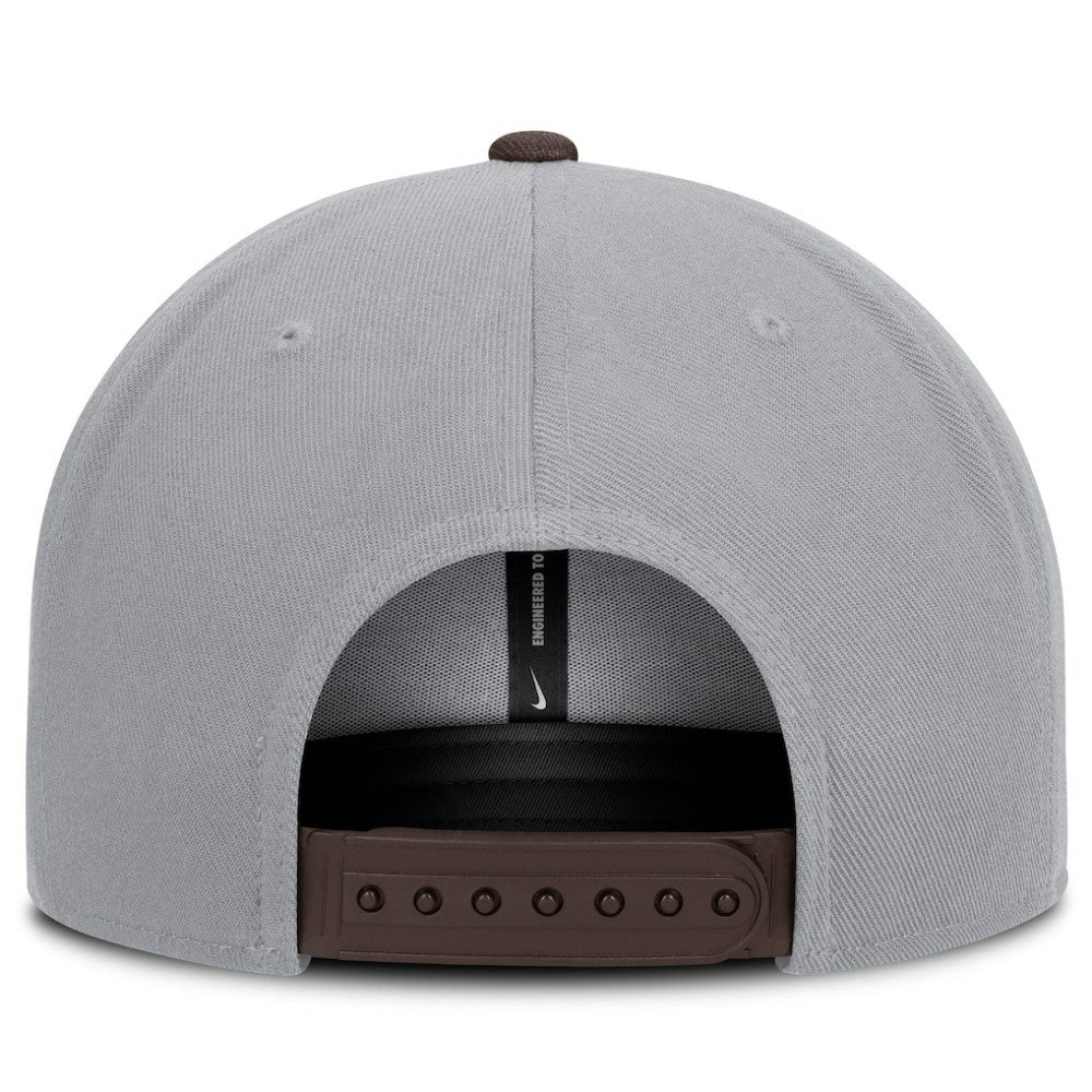San Diego Padres Primetime Pro Dri-FIT Snapback Hat - Gray/Brown | Nike