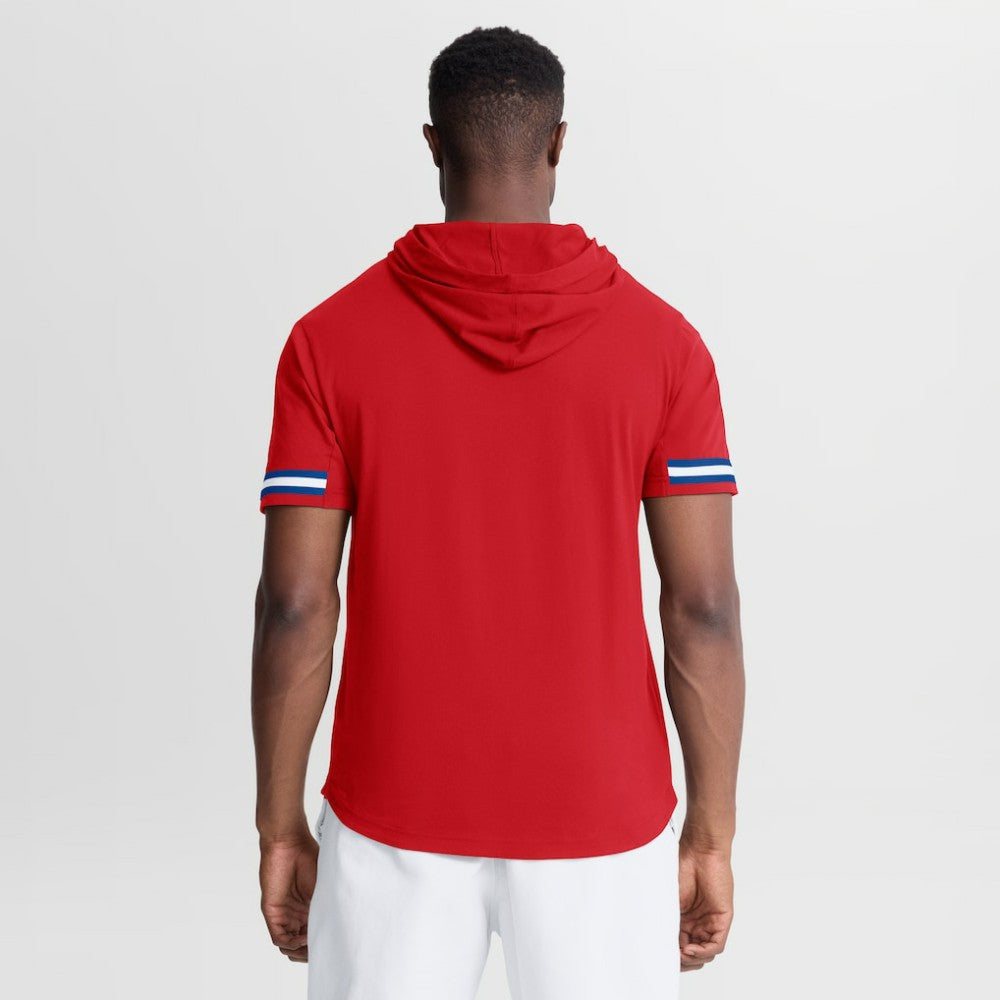 Philadelphia Phillies Optimal Play Hooded T-Shirt - Red