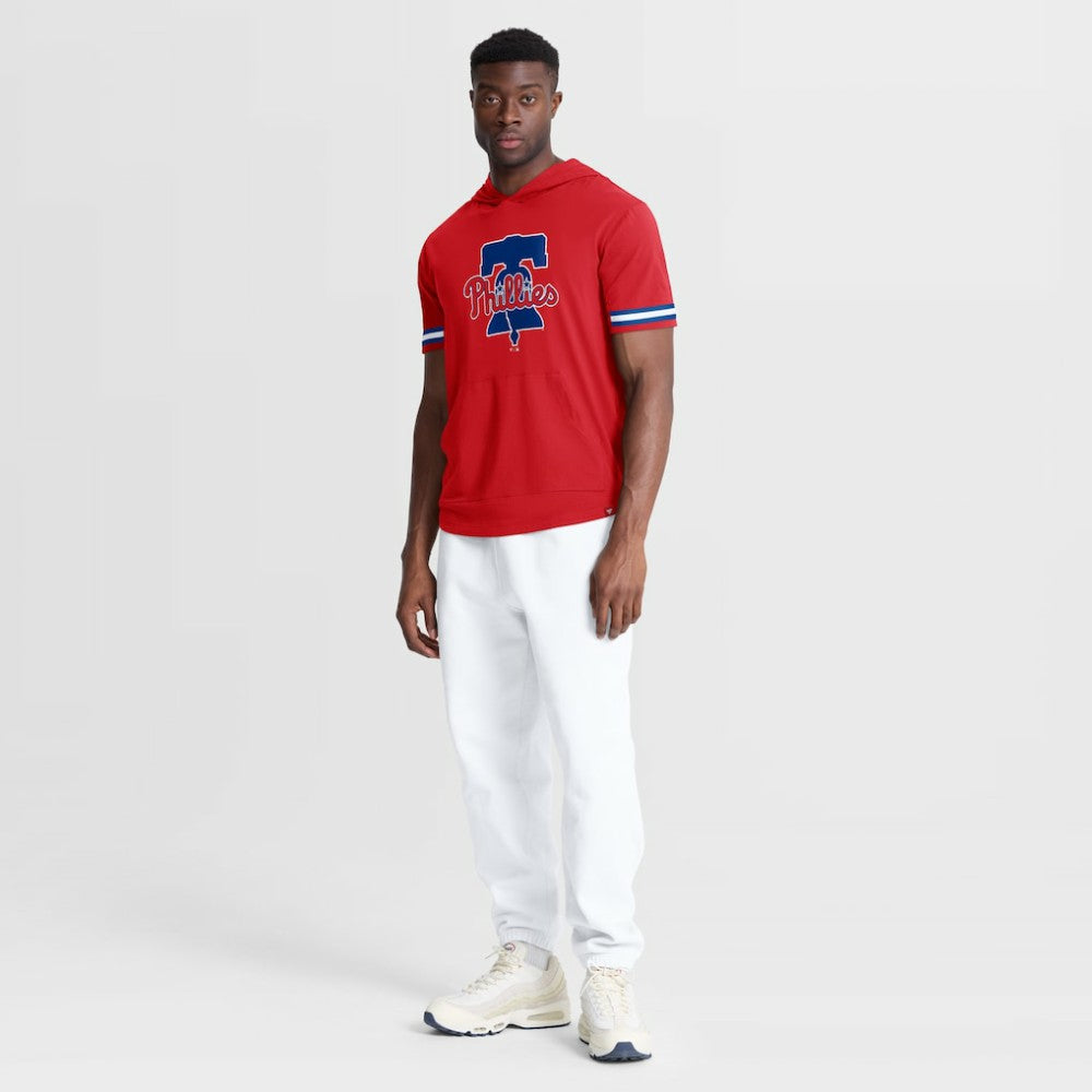 Philadelphia Phillies Optimal Play Hooded T-Shirt - Red