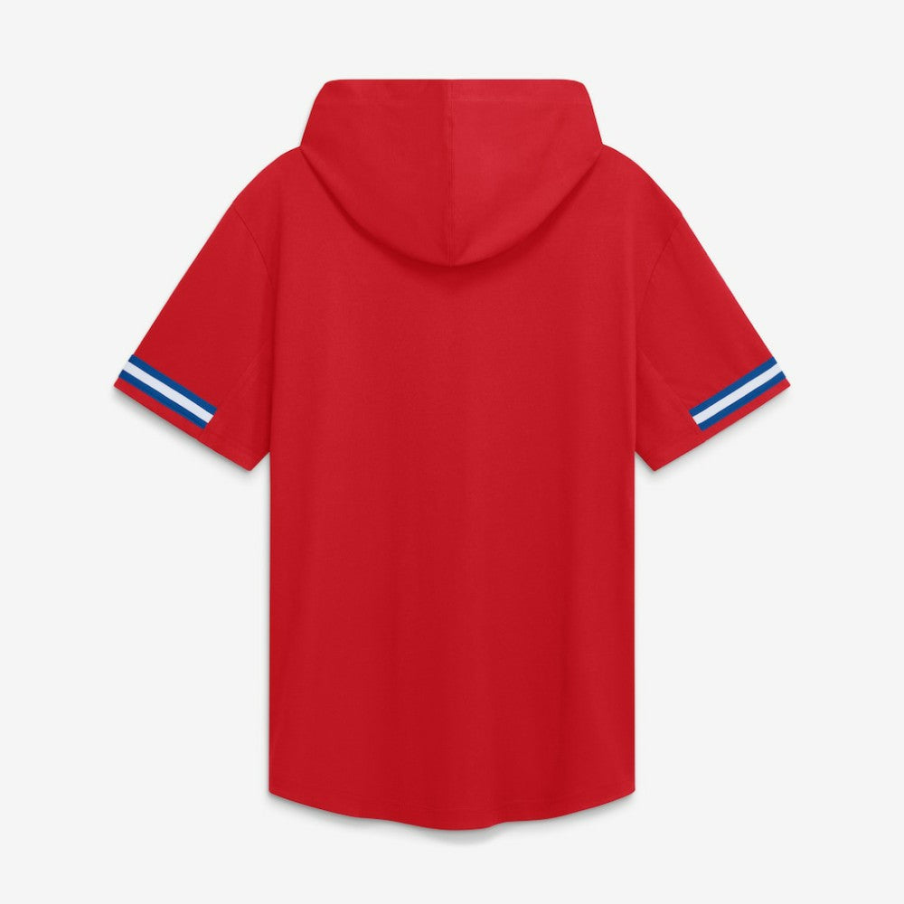 Philadelphia Phillies Optimal Play Hooded T-Shirt - Red