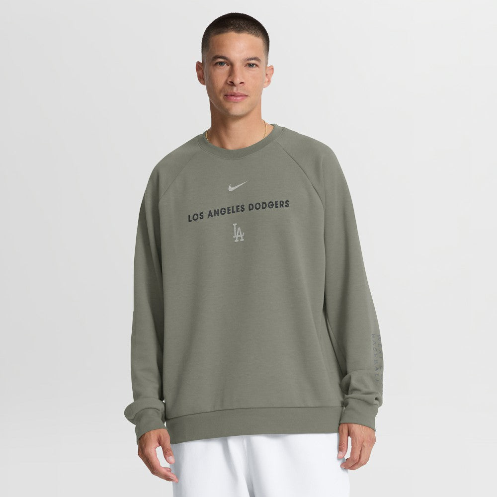 Los Angeles Dodgers Statement Primary Raglan Dri-FIT Sweatshirt - Olive | Nike