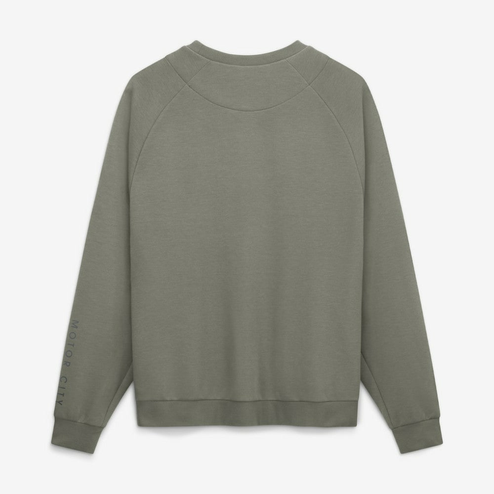 Detroit Tigers Statement Primary Raglan Dri-FIT Sweatshirt - Olive | Nike