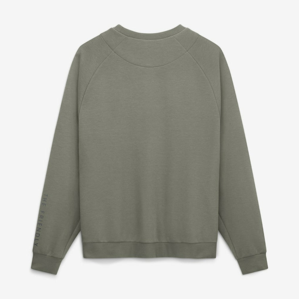 Chicago Cubs Statement Primary Raglan Dri-FIT Sweatshirt - Olive | Nike