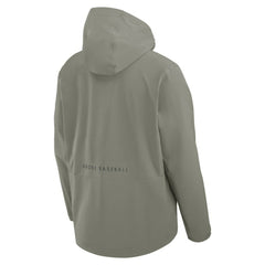 New York Yankees Unlimited Packable Full-Zip Hooded Jacket - Olive | Nike
