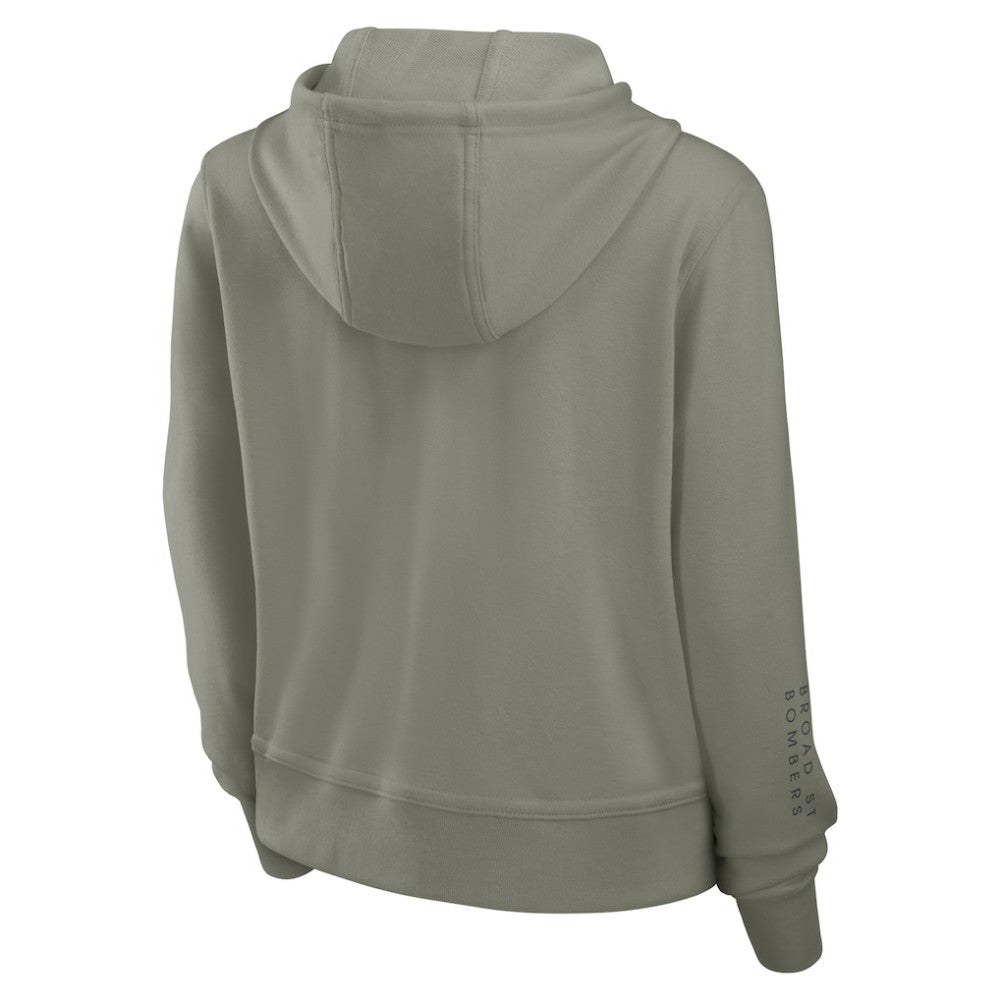 Philadelphia Phillies Women's One Tri-Blend Dri-FIT Hoodie - Olive | Nike