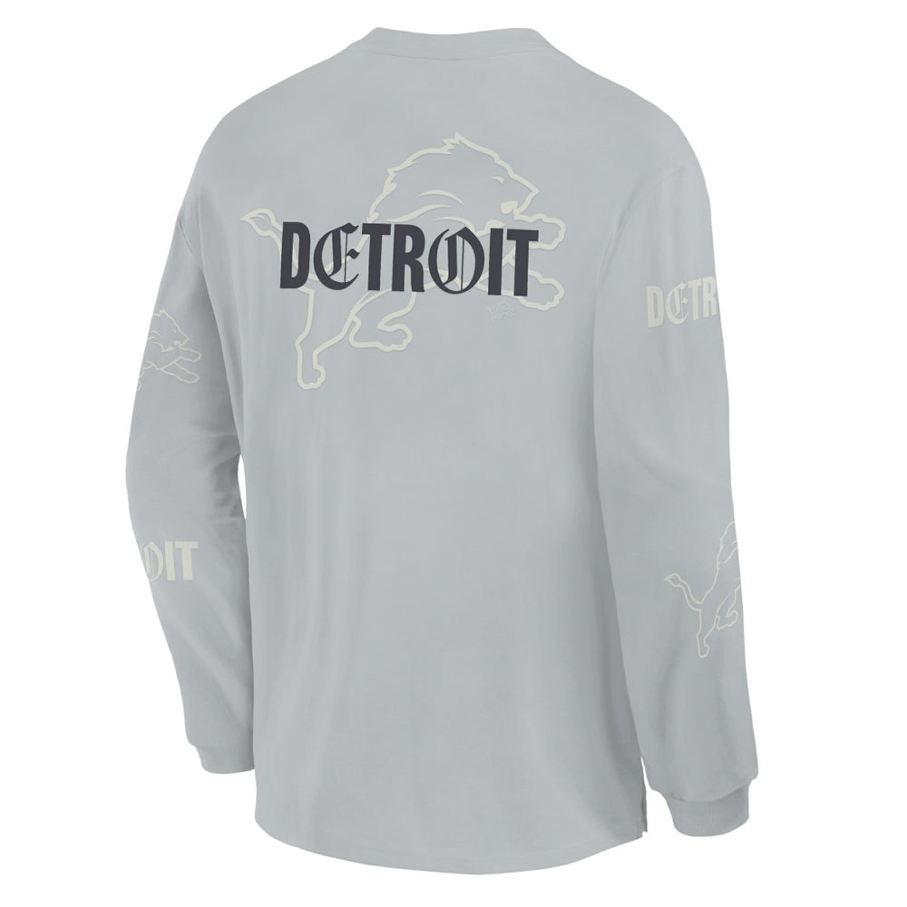 NFL Detroit Lions Oversized Type Play Long Sleeve T-Shirt