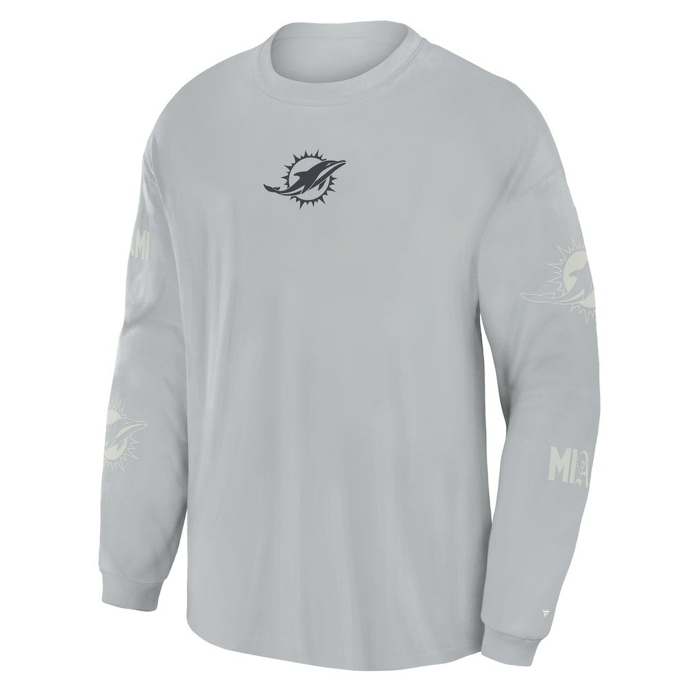 NFL Miami Dolphins Oversized Type Play Long Sleeve T-Shirt
