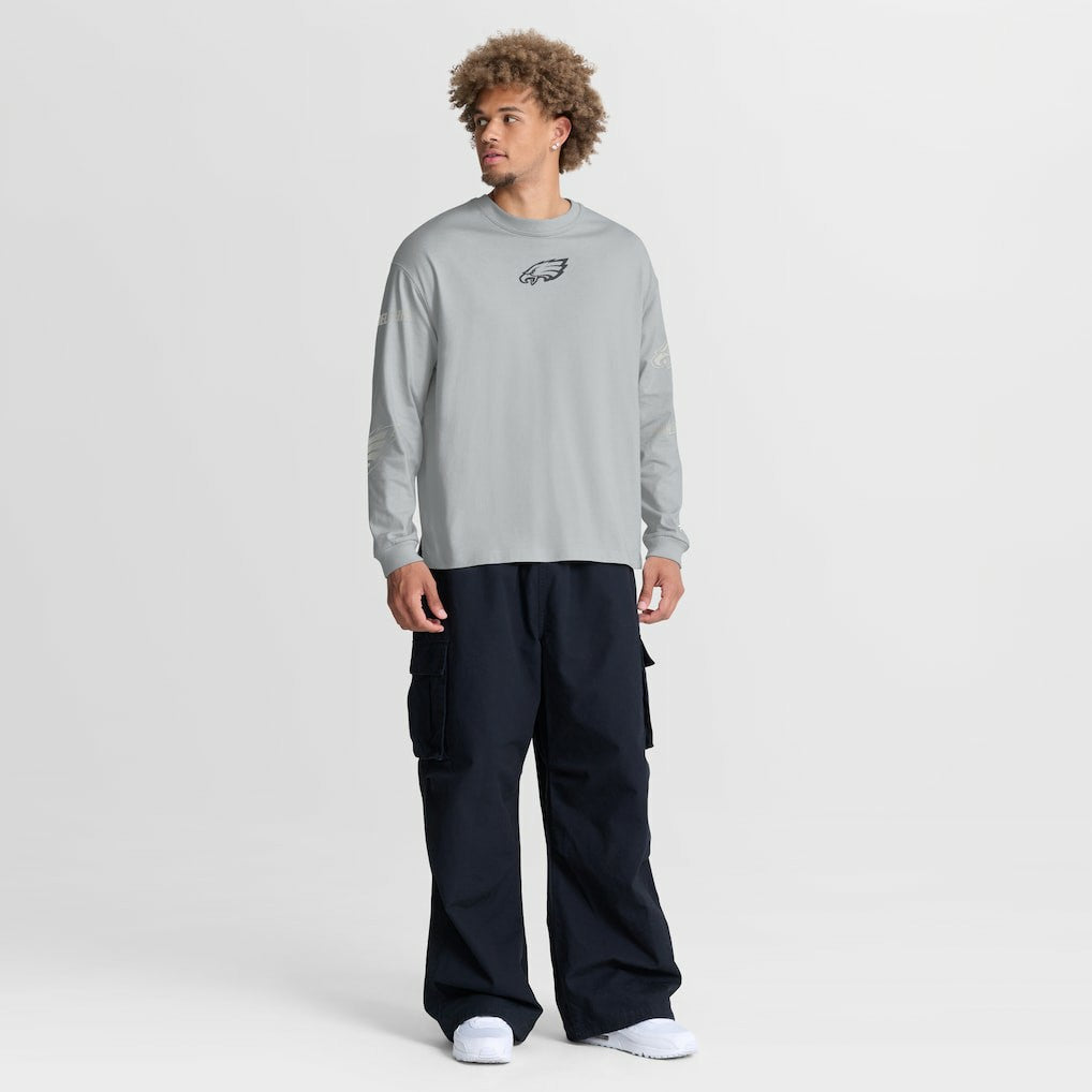 NFL Philadelphia Eagles Oversized Type Play Long Sleeve T-Shirt