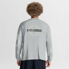 NFL Pittsburgh Steelers Oversized Type Play Long Sleeve T-Shirt