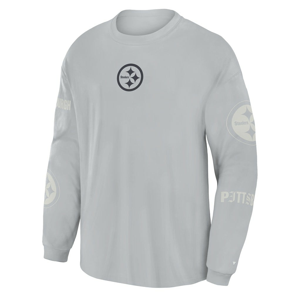 NFL Pittsburgh Steelers Oversized Type Play Long Sleeve T-Shirt