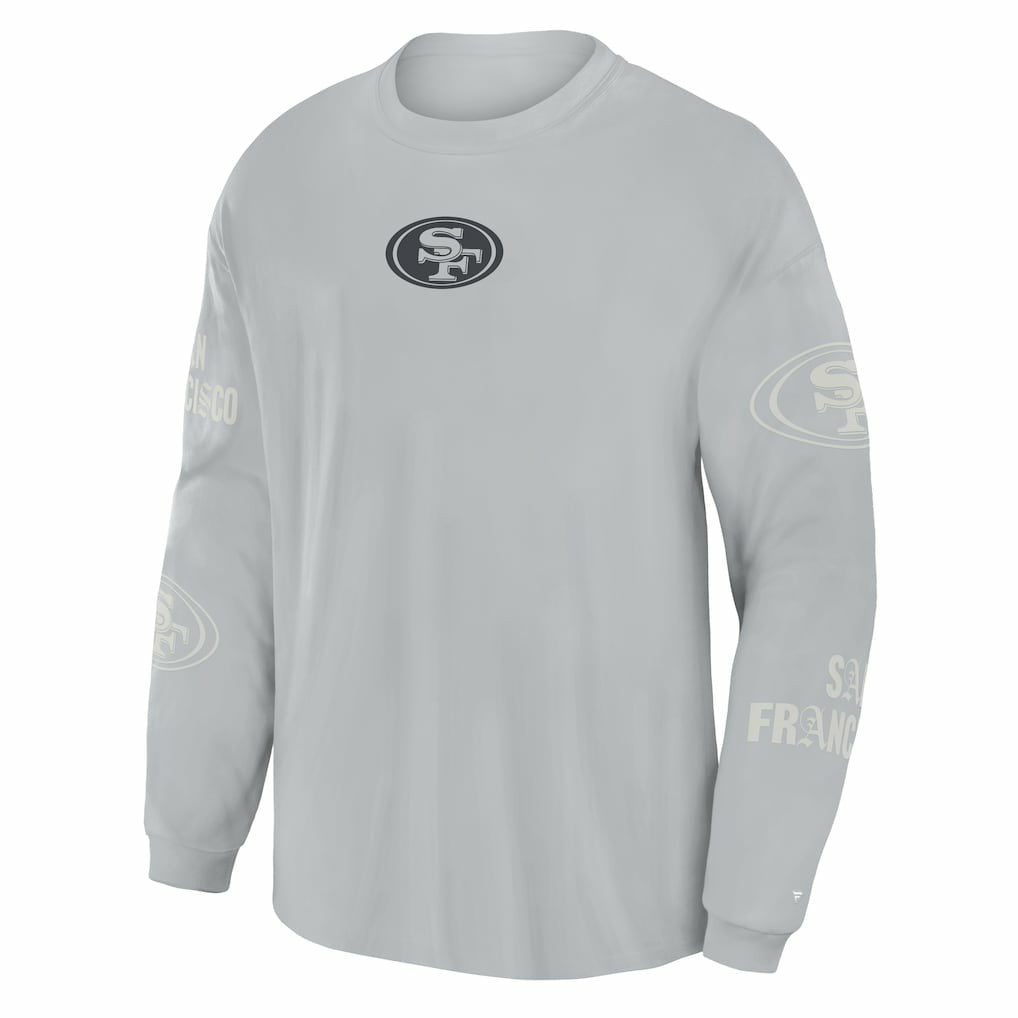 NFL San Francisco 49ers Oversized Type Play Long Sleeve T-Shirt