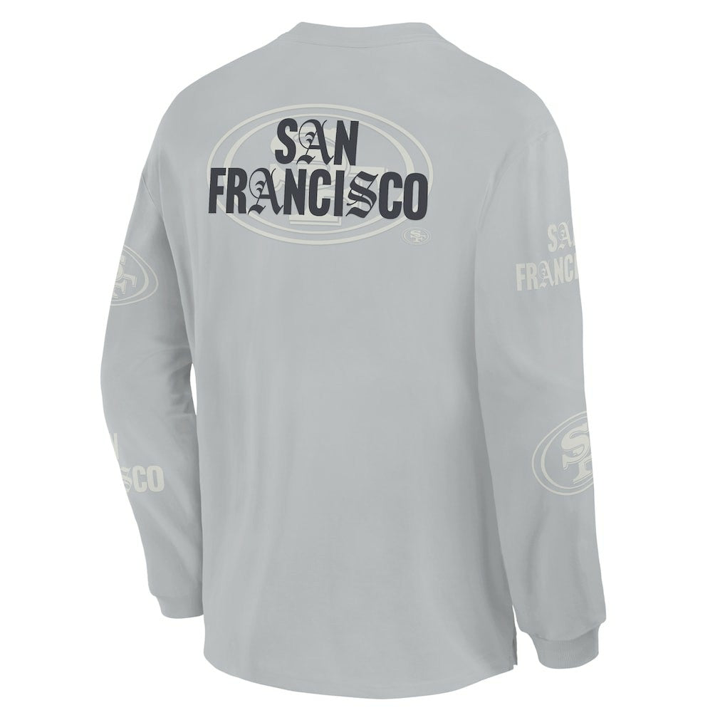 NFL San Francisco 49ers Oversized Type Play Long Sleeve T-Shirt