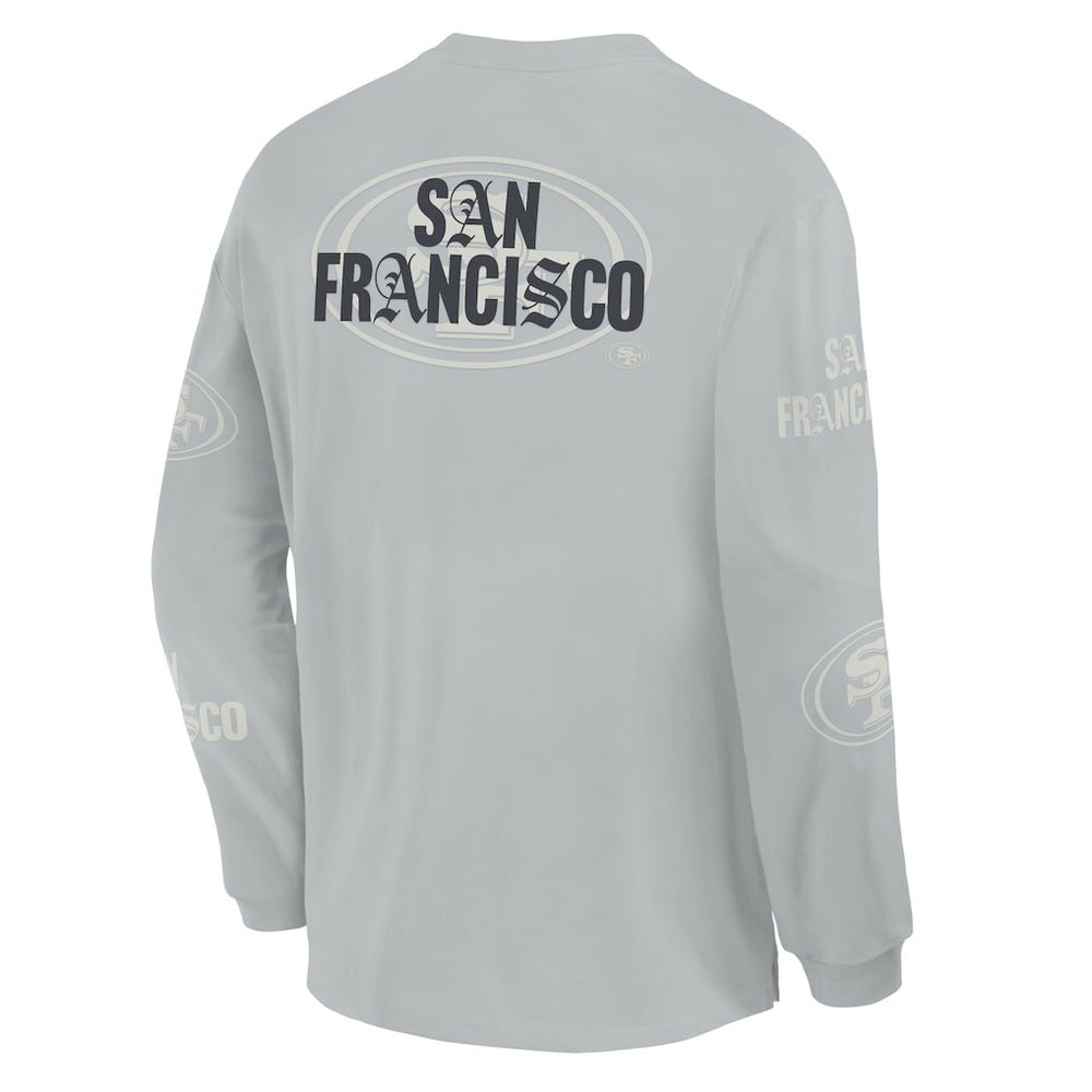 NFL San Francisco 49ers Oversized Type Play Long Sleeve T-Shirt