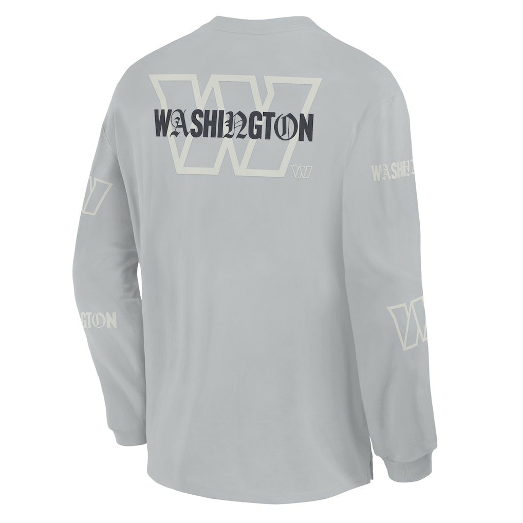 NFL Washington Commanders Oversized Type Play Long Sleeve T-Shirt