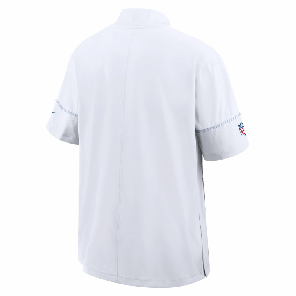 NFL Los Angeles Chargers Sideline Short Sleeve Quarter-Zip Coach Jacket