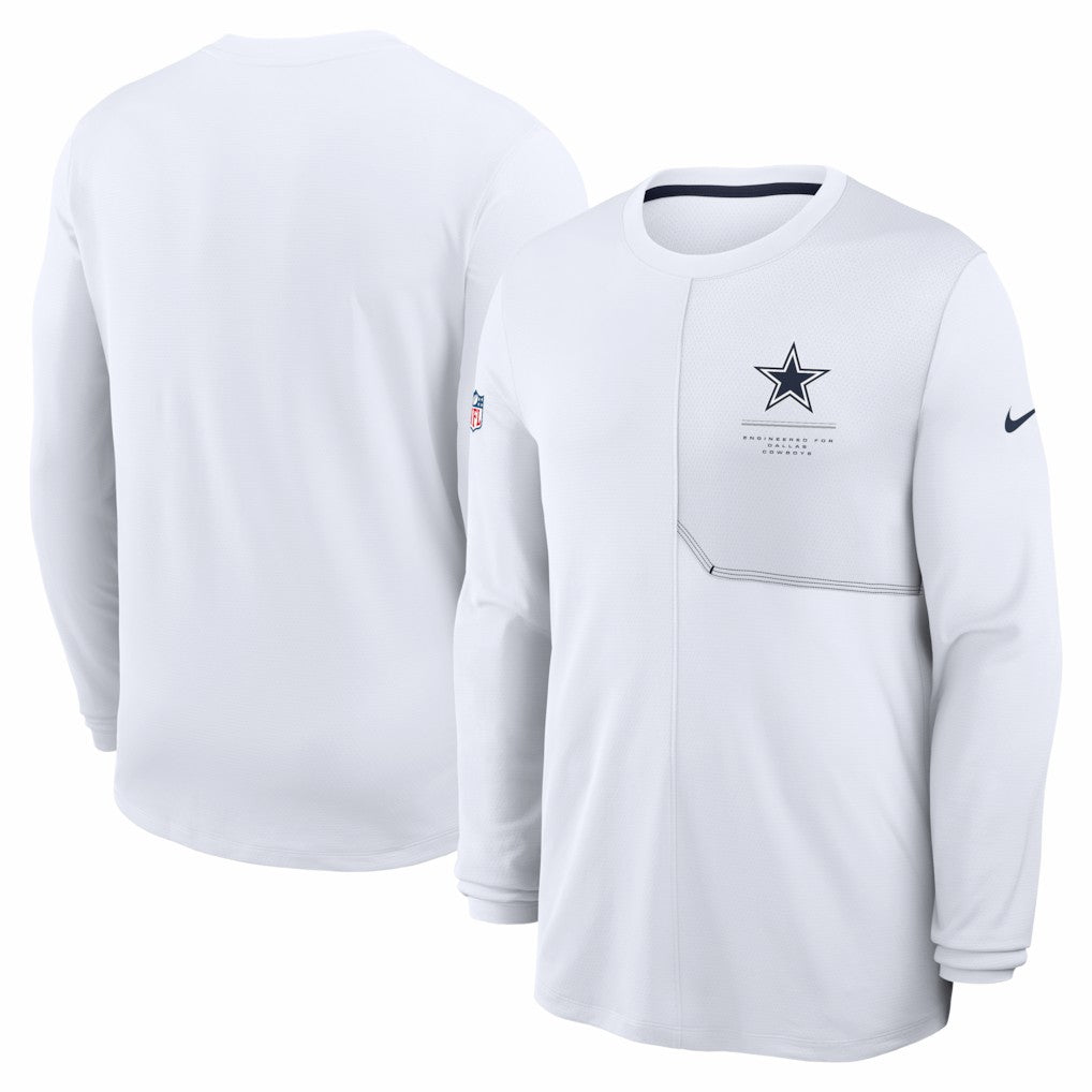 NFL Dallas Cowboys Sideline Coach UV Dri-FIT Long Sleeve Shirt