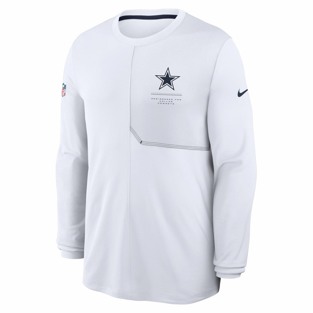 NFL Dallas Cowboys Sideline Coach UV Dri-FIT Long Sleeve Shirt