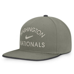 Washington Nationals Pro Dri-FIT Snapback Hat - Olive | Nike