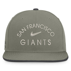 San Francisco Giants Pro Dri-FIT Snapback Hat - Olive | Nike