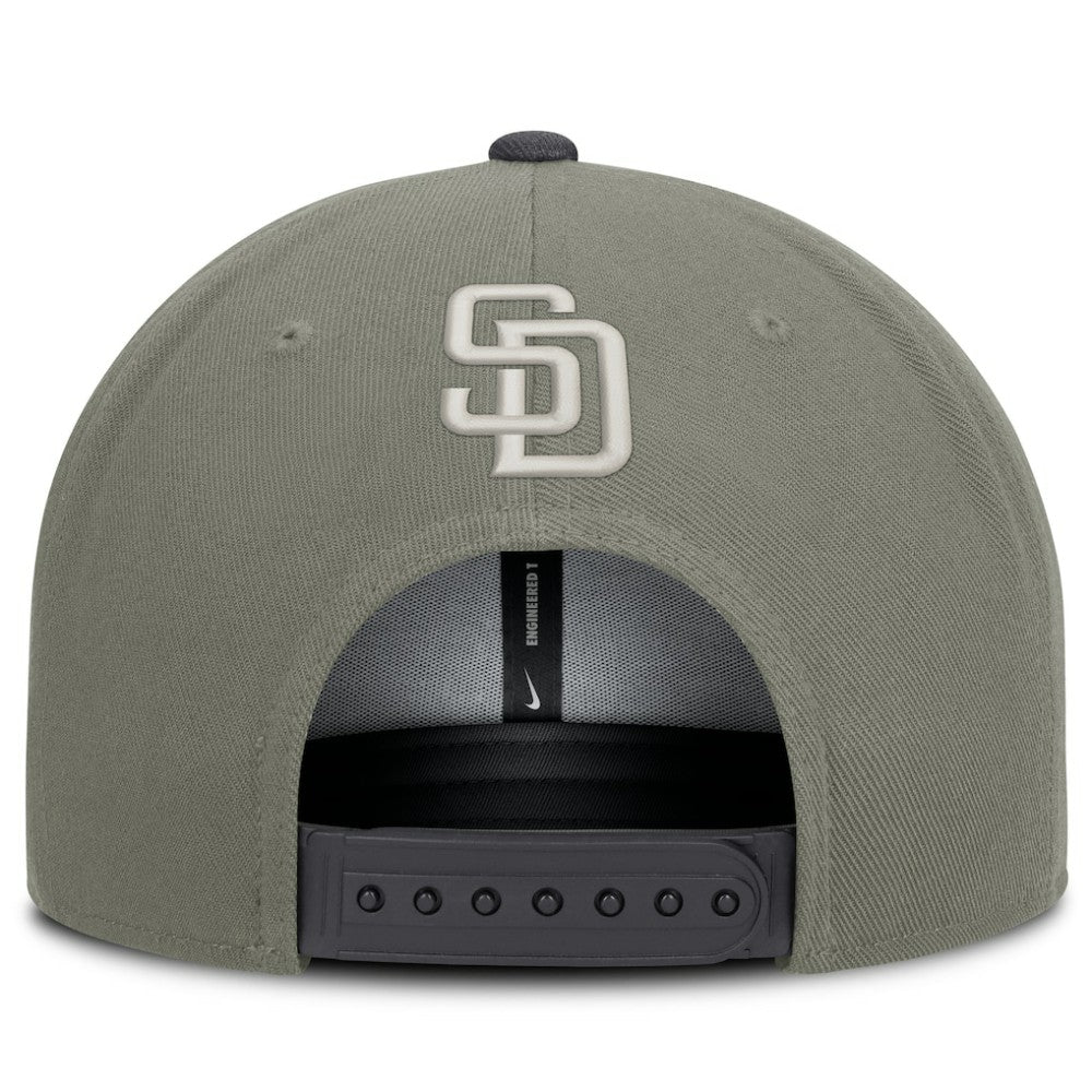 San Diego Padres Pro Dri-FIT Snapback Hat - Olive | Nike