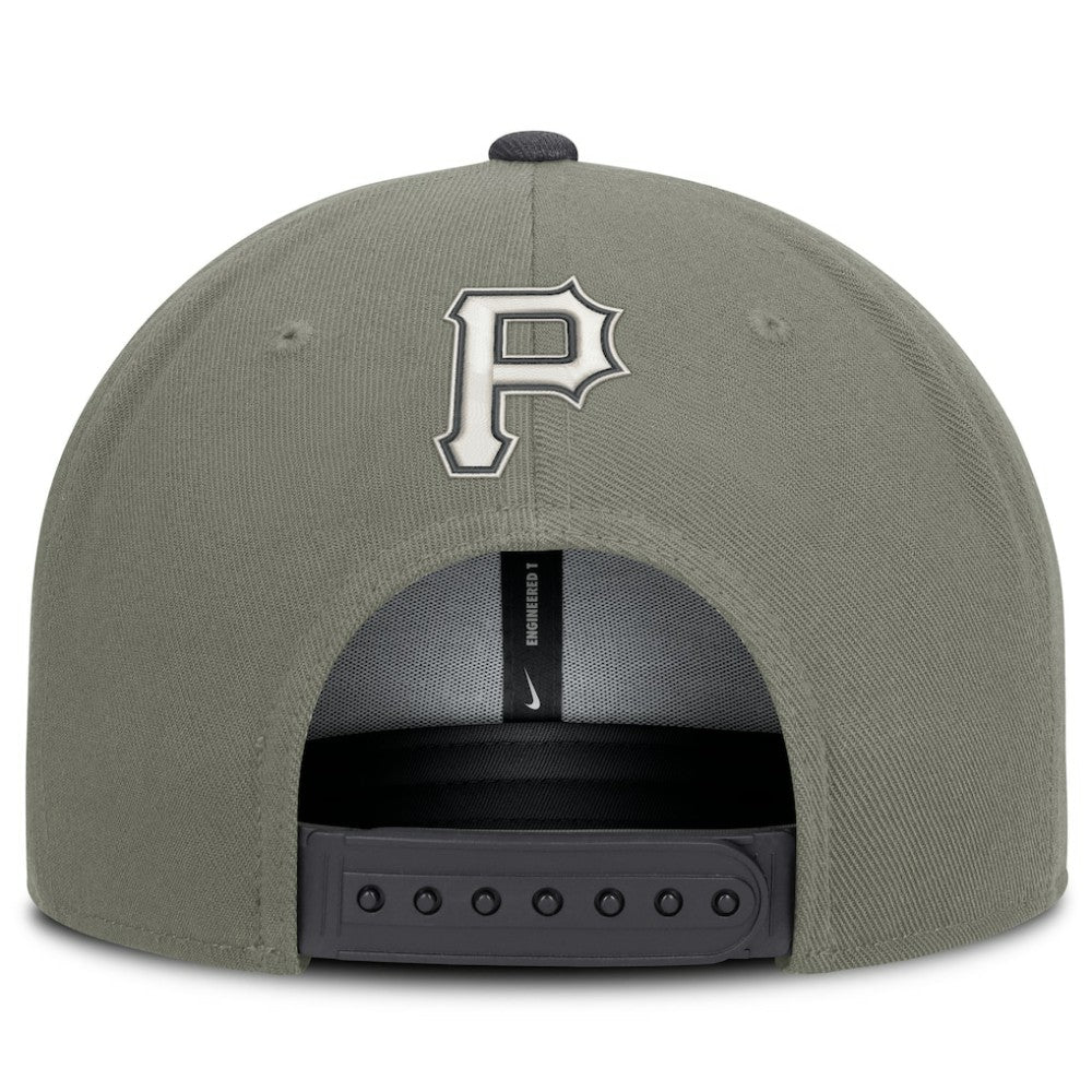 Pittsburgh Pirates Pro Dri-FIT Snapback Hat - Olive | Nike