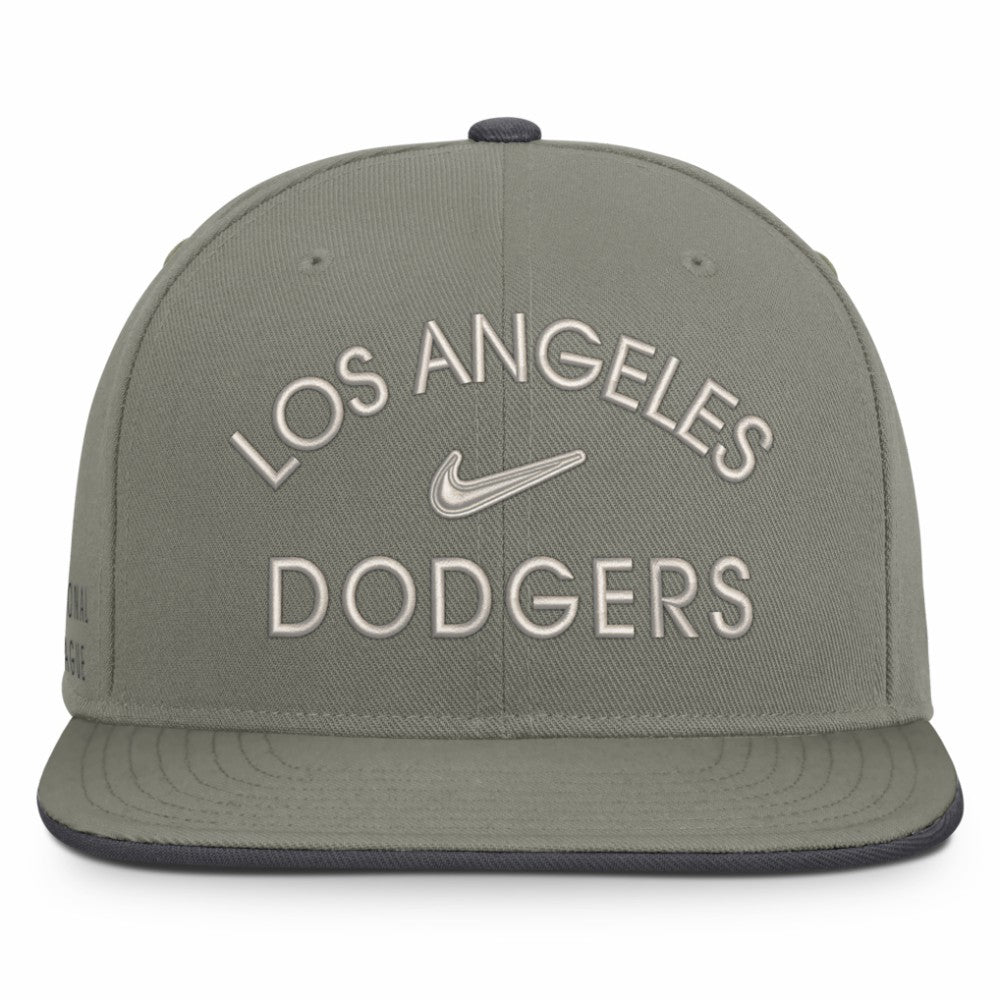 Los Angeles Dodgers Pro Dri-FIT Snapback Hat - Olive | Nike