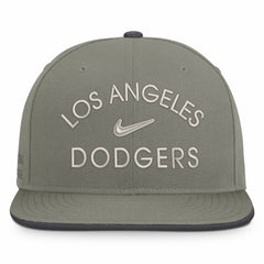 Los Angeles Dodgers Pro Dri-FIT Snapback Hat - Olive | Nike