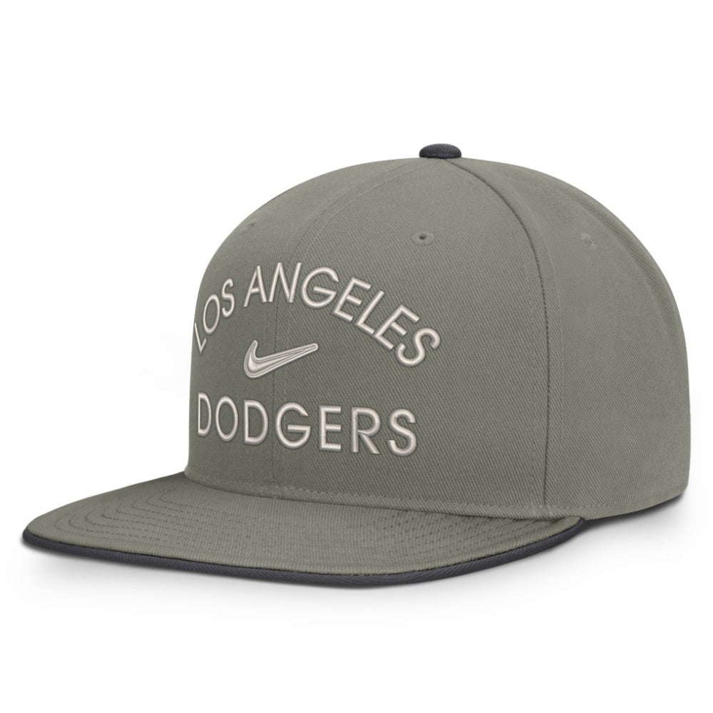 Los Angeles Dodgers Pro Dri-FIT Snapback Hat - Olive | Nike