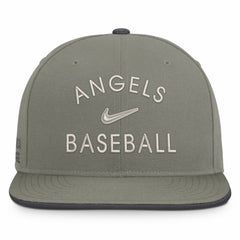 Los Angeles Angels Pro Dri-FIT Snapback Hat - Olive | Nike