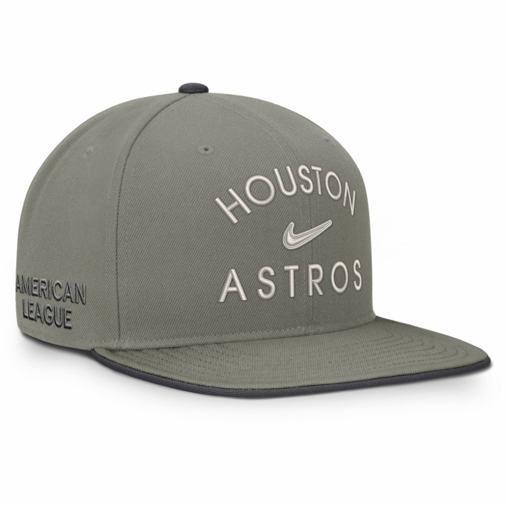 Houston Astros Pro Dri-FIT Snapback Hat - Olive | Nike