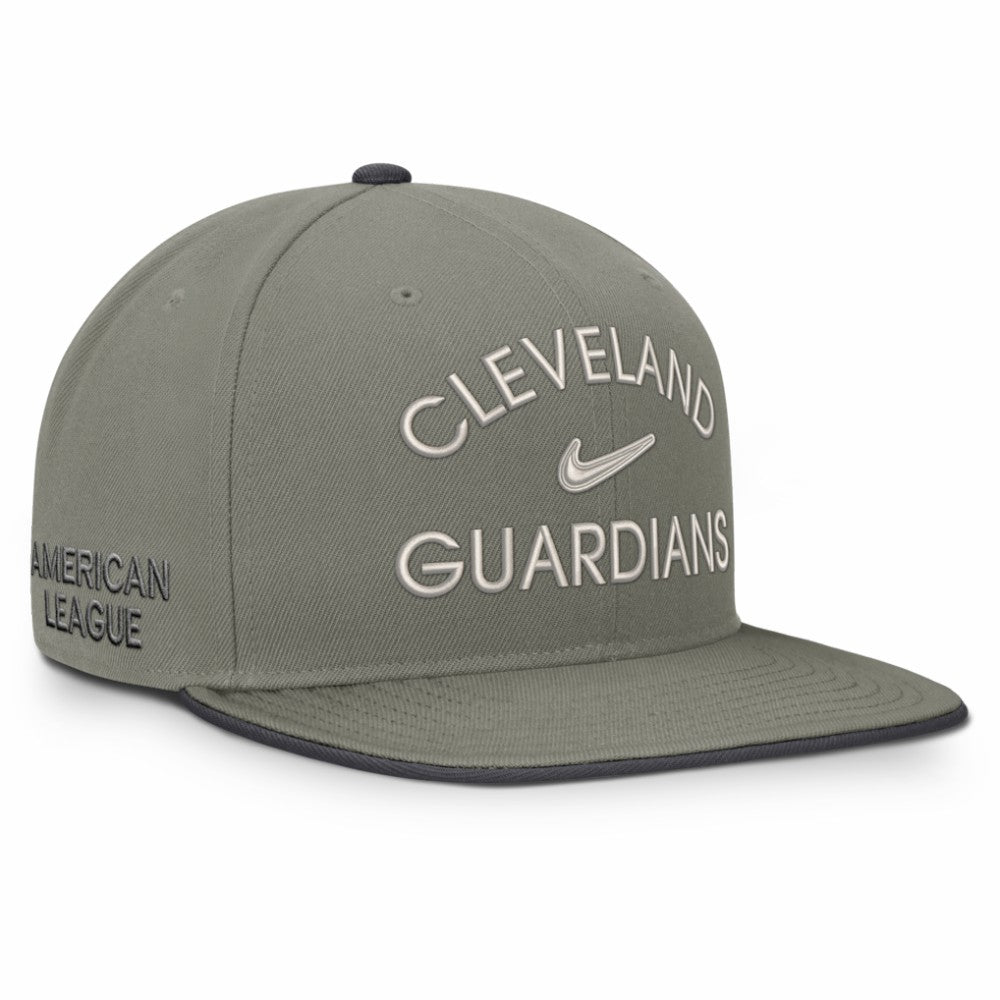 Cleveland Guardians Pro Dri-FIT Snapback Hat - Olive | Nike