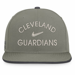 Cleveland Guardians Pro Dri-FIT Snapback Hat - Olive | Nike