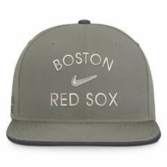 Boston Red Sox Pro Dri-FIT Snapback Hat - Olive | Nike