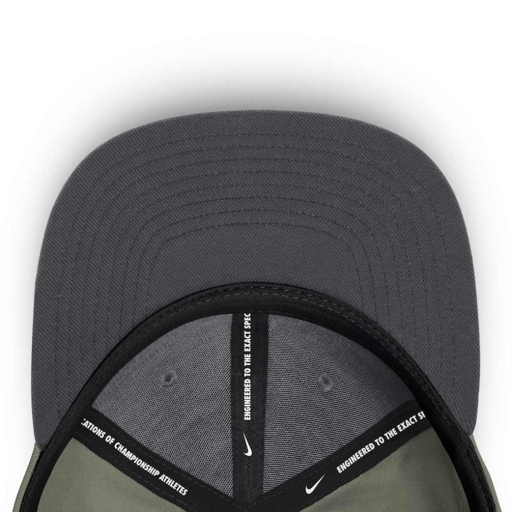 Atlanta Braves Pro Dri-FIT Snapback Hat - Olive | Nike
