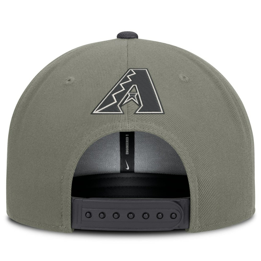 Arizona Diamondbacks Pro Dri-FIT Snapback Hat - Olive | Nike