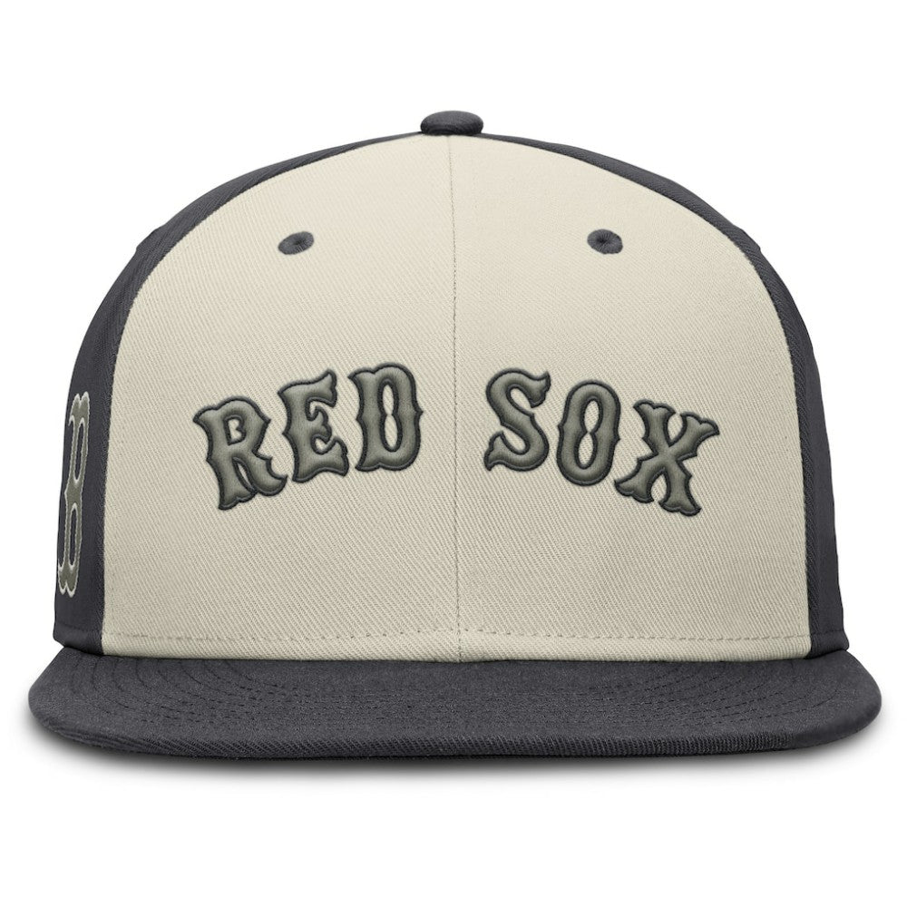 Boston Red Sox Dri-FIT True Fitted Hat - Cream | Nike