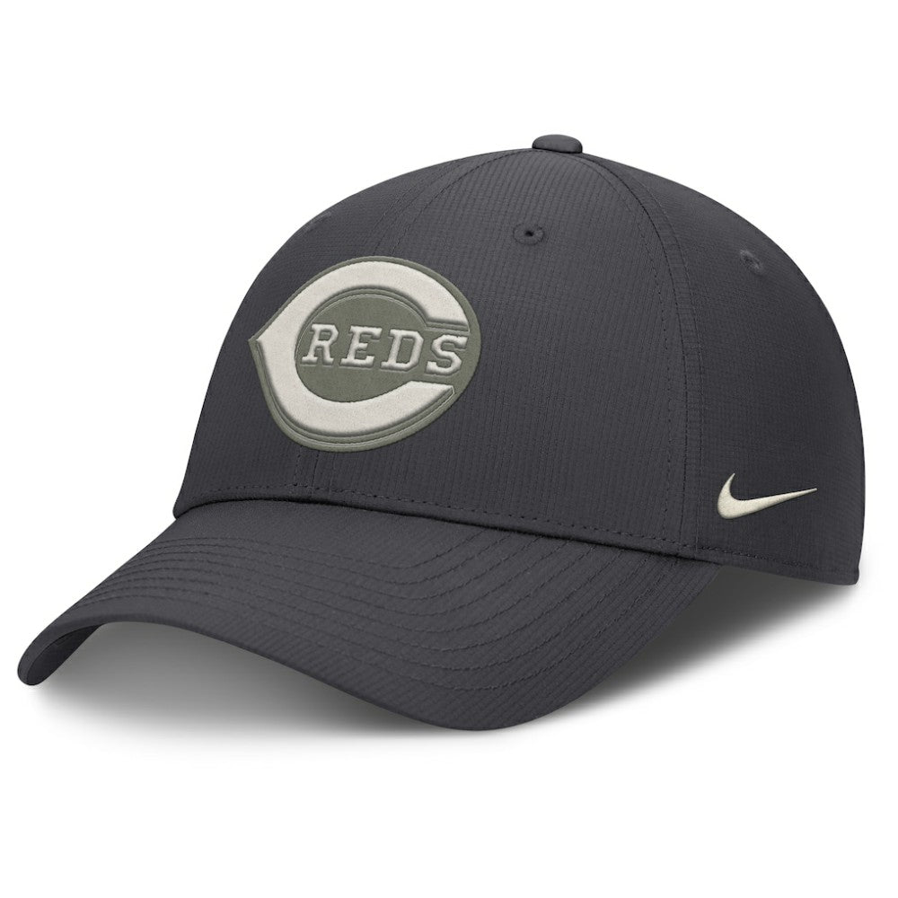 Cincinnati Reds Club Dri-FIT Adjustable Hat - Anthracite | Nike