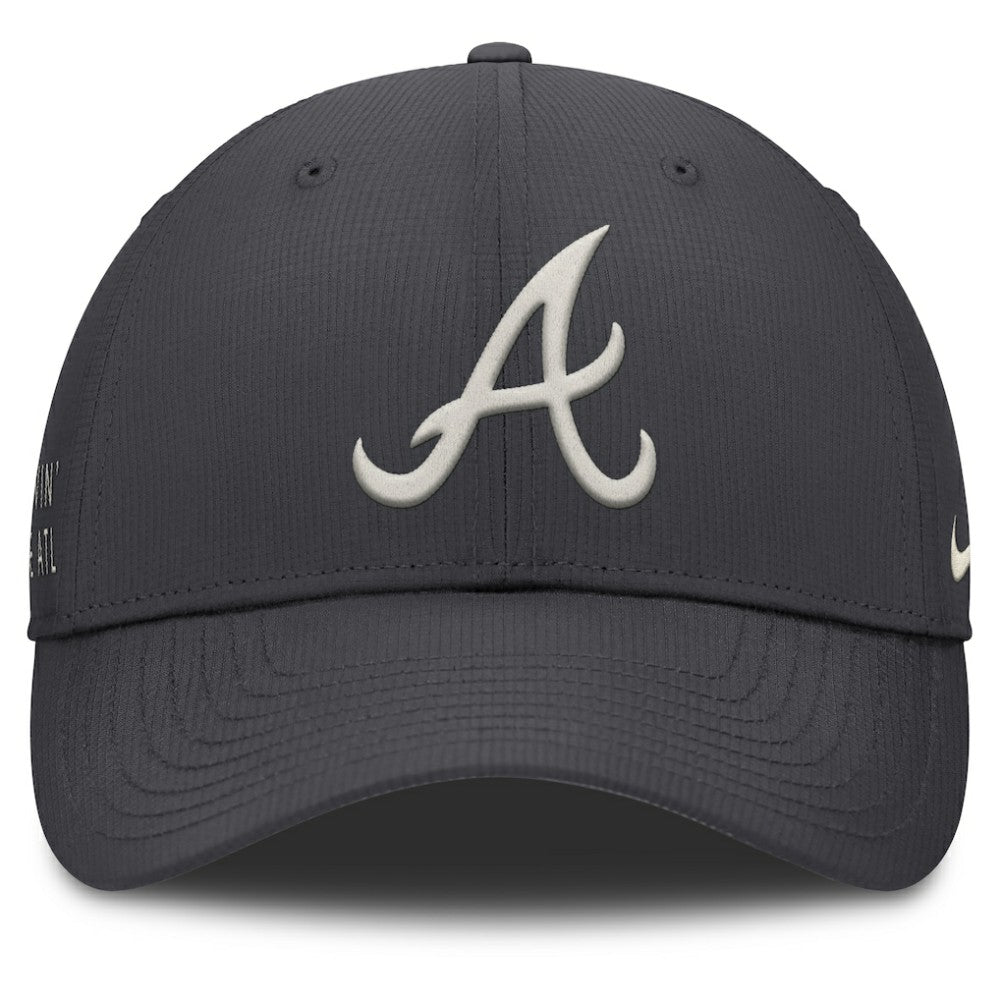 Atlanta Braves Club Dri-FIT Adjustable Hat - Anthracite | Nike