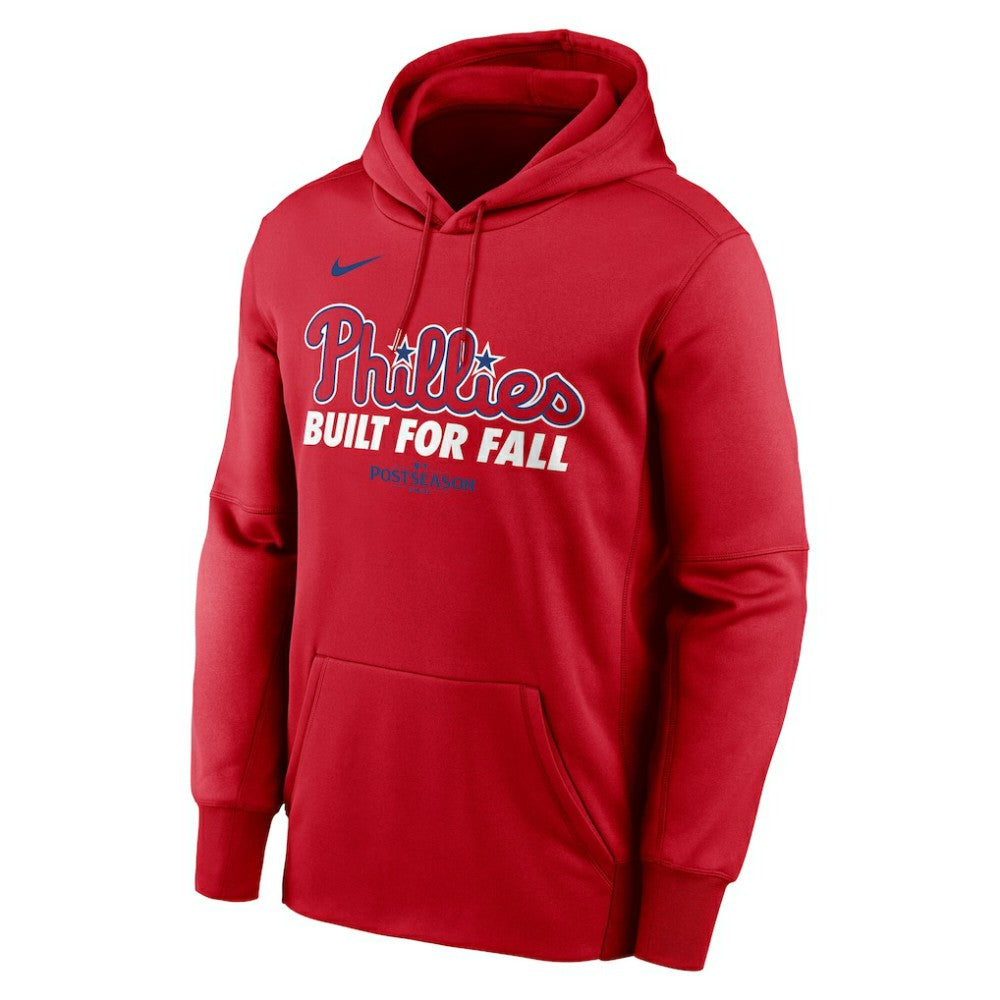 Philadelphia Phillies 2025 MLB Postseason Authentic Collection Therma Fleece Hoodie - Red | Nike