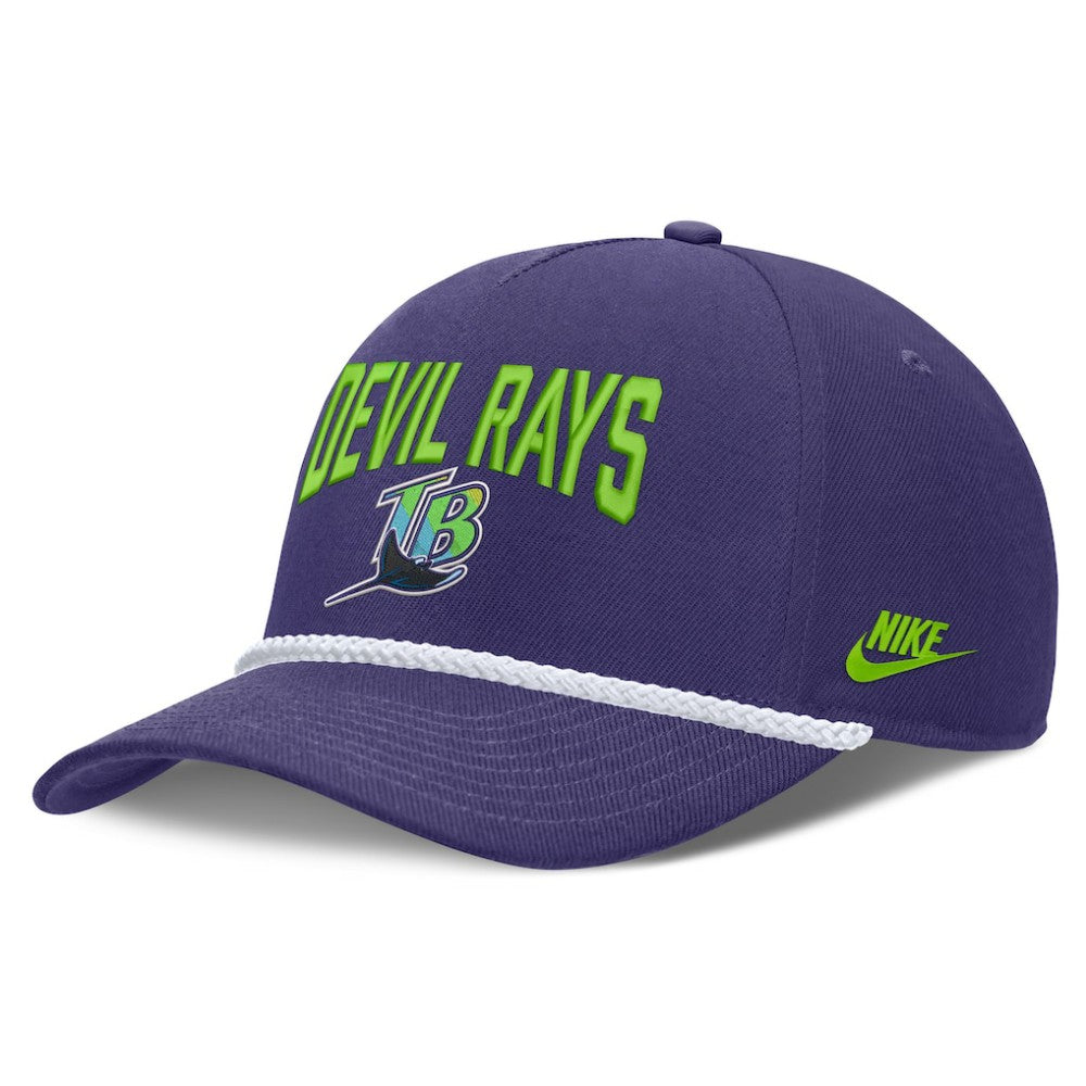 Tampa Bay Rays Cooperstown Rise Adjustable Hat - Purple | Nike