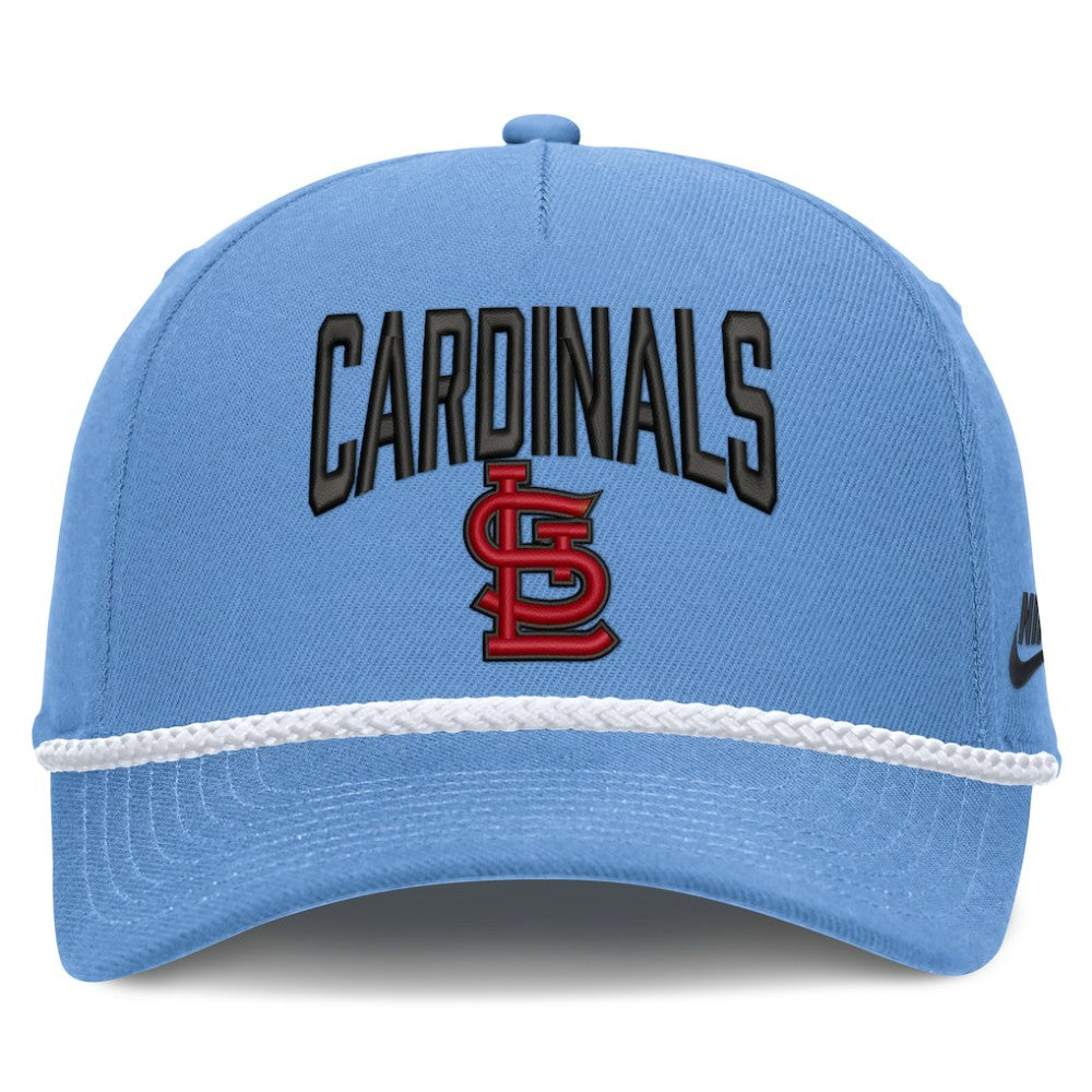 St. Louis Cardinals Cooperstown Rise Adjustable Hat - Light Blue | Nike