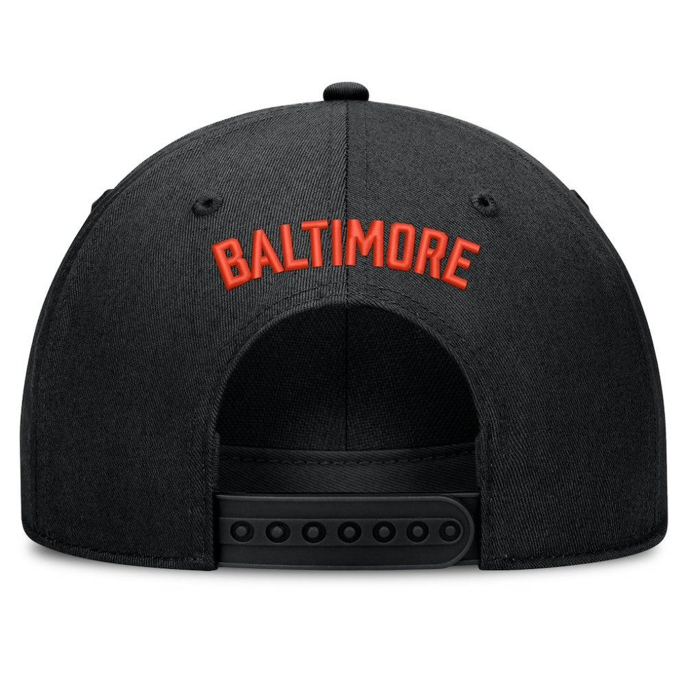 Baltimore Orioles Cooperstown Rise Adjustable Hat - Black | Nike