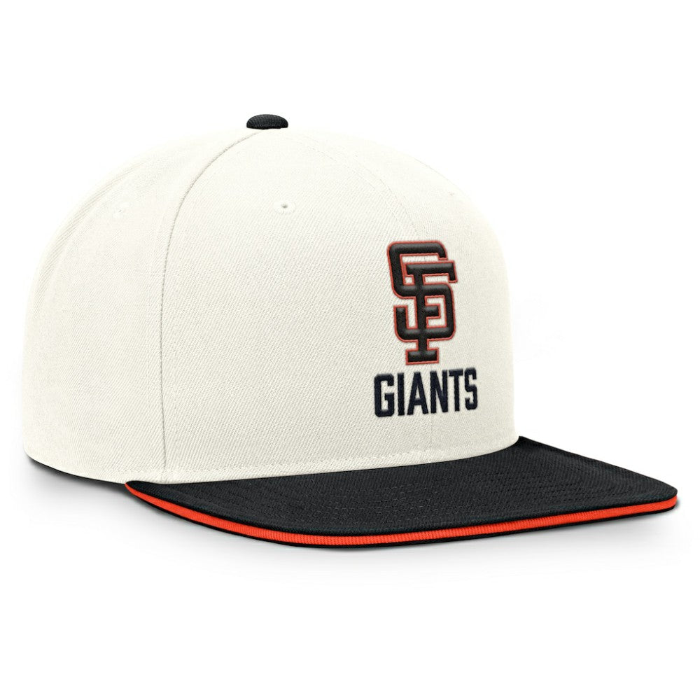 San Francisco Giants Cooperstown Pro Dri-FIT Snapback Hat - Cream/Black | Nike