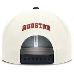 Houston Astros Cooperstown Pro Dri-FIT Snapback Hat - Cream/Navy | Nike