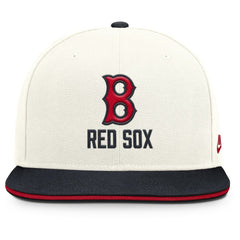 Boston Red Sox Cooperstown Pro Dri-FIT Snapback Hat - Cream/Navy | Nike