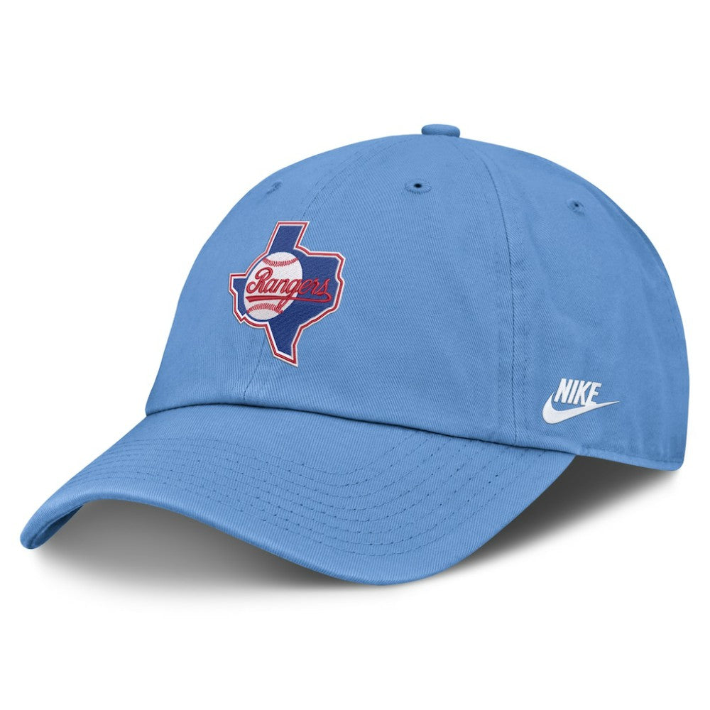 Texas Rangers Cooperstown Club Adjustable Hat - Light Blue | Nike